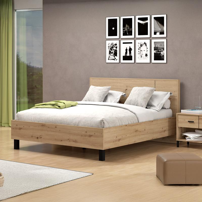 ΔΙΠΛΟ ΚΡΕΒΑΤΙ ALERIA 160 ARTISAN OAK ΧΡΩΜΑ 173x211x102εκ