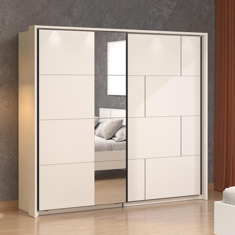 ΝΤΟΥΛΑΠΑ ALERIA 220 OG h205 ΛΕΥΚΟ ΧΡΩΜΑ 220x61x205εκ