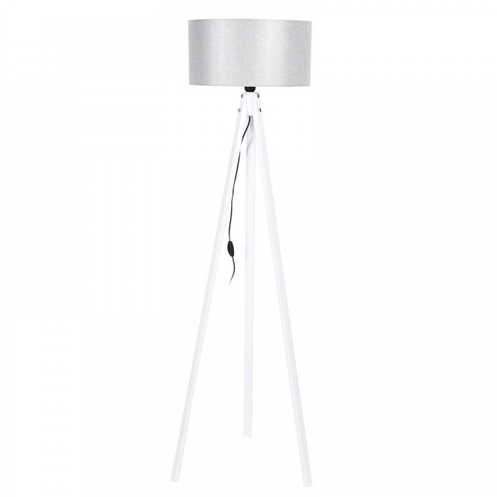 ΦΩΤΙΣΤΙΚΟ ΔΑΠΕΔΟΥ Fylliana ΤΡΙΠΟΔΟ ΓΚΡΙ ΚΑΠΕΛΟ ΜΕ ΛΕΥΚΗ ΒΑΣΗ 40x150εκ Ε27