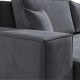 ΚΑΝΑΠΕΣ ΓΩΝΙΑ Fylliana OLYMP 23 ΓΚΡΙ 280x210x80εκ