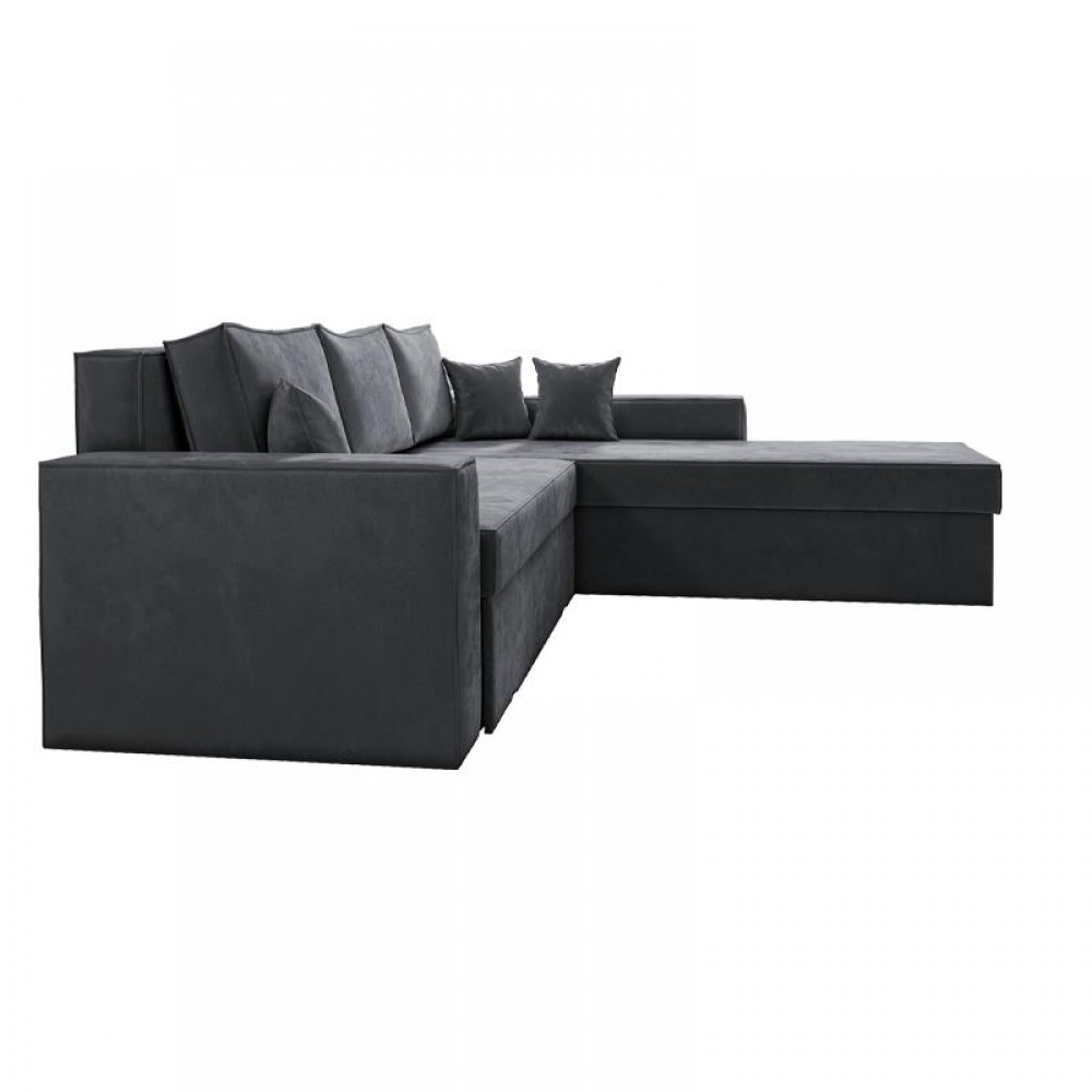ΚΑΝΑΠΕΣ ΓΩΝΙΑ Fylliana OLYMP 23 ΓΚΡΙ 280x210x80εκ
