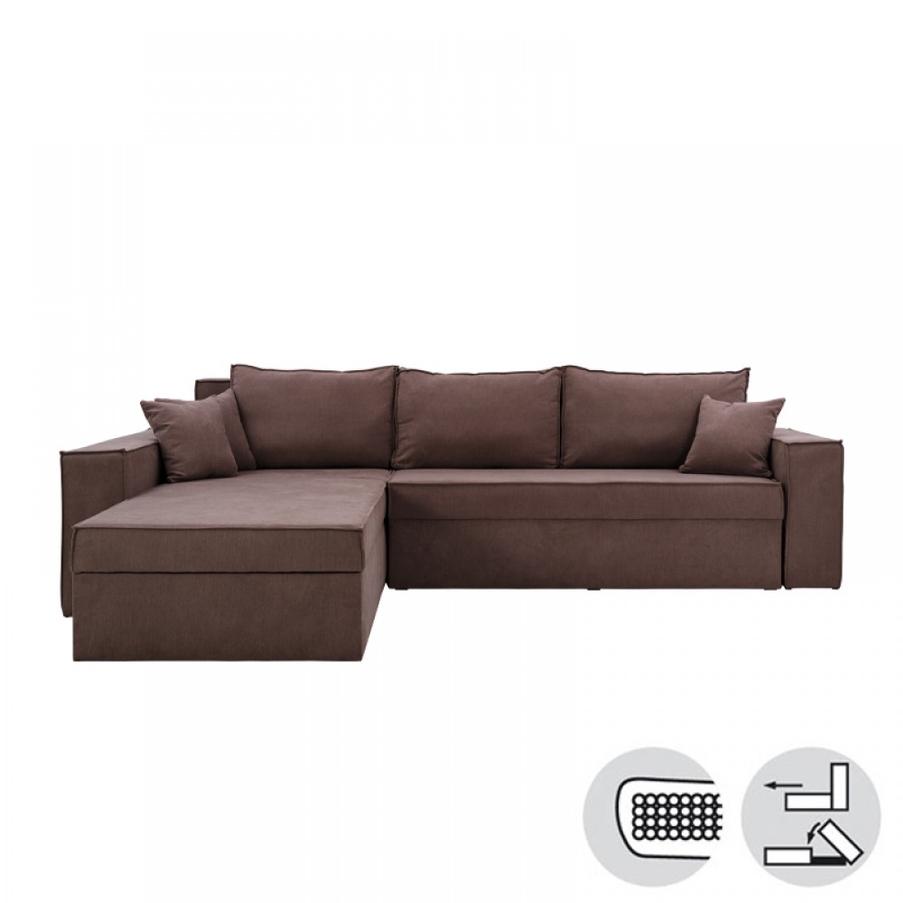 ΚΑΝΑΠΕΣ ΓΩΝΙΑ Fylliana OLYMP 4 ΚΑΦΕ 280x210x80εκ