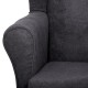 ΠΟΛΥΘΡΟΝΑ Fylliana CLASSIC 24 ΣΚΟΥΡΟ ΓΚΡΙ ΥΦΑΣΜΑ 80x80x114εκ