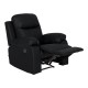 ΠΟΛΥΘΡΟΝΑ Fylliana RELAX CHICAGO 1114 ΜΑΥΡΟ ΤΕΧΝΟΔΕΡΜΑ 97x90x100εκ