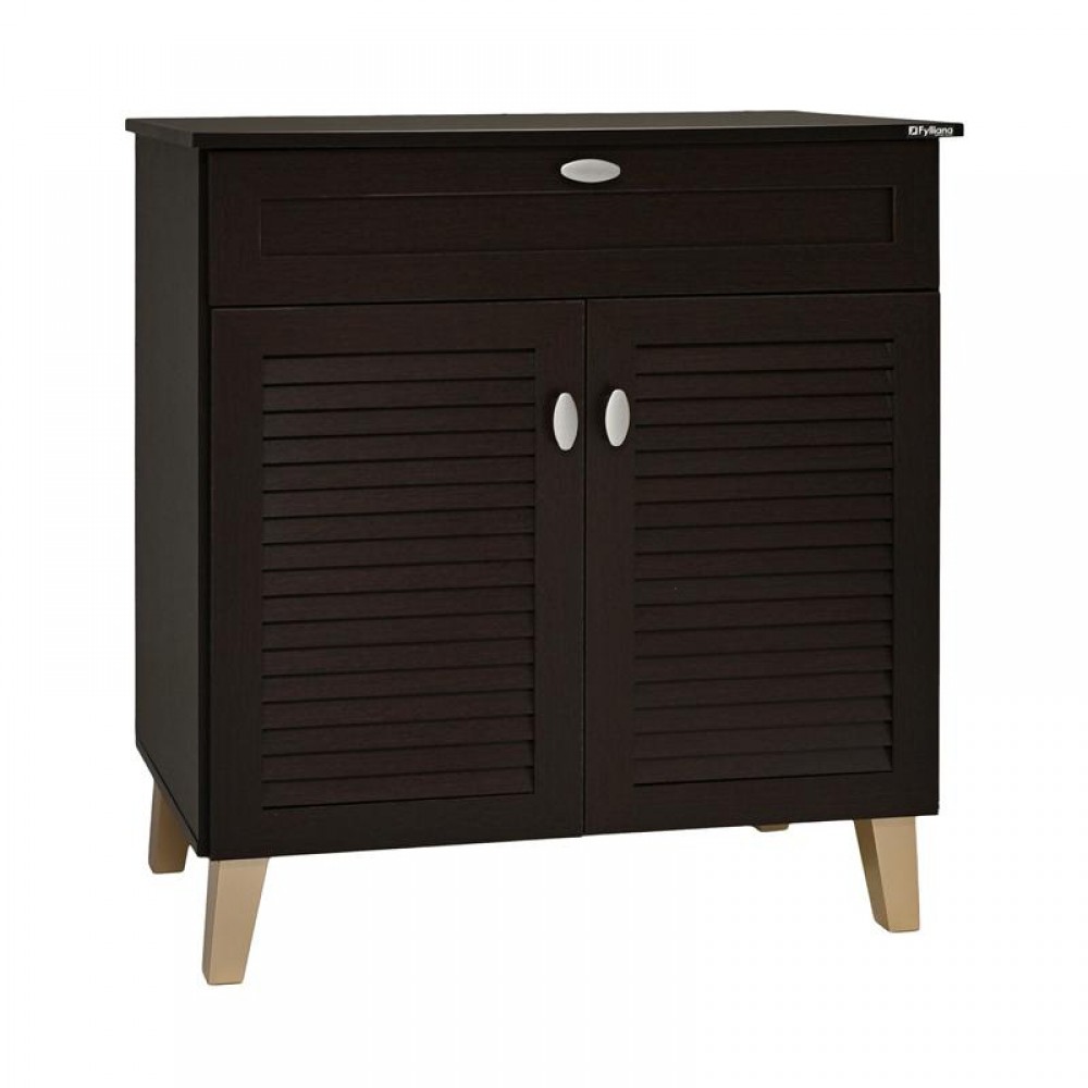 ΠΑΠΟΥΤΣΟΘΗΚΗ Fylliana FP-02 WENGE ΜΕ 4 ΡΑΦΙΑ ΚΑΙ 1 ΣΥΡΤΑΡΙ 77,8x36,8x89,3εκ