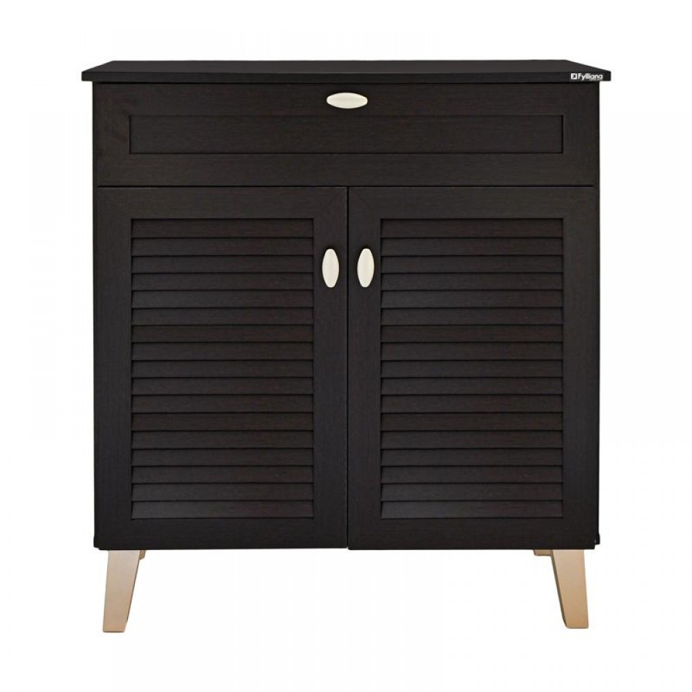 ΠΑΠΟΥΤΣΟΘΗΚΗ Fylliana FP-02 WENGE ΜΕ 4 ΡΑΦΙΑ ΚΑΙ 1 ΣΥΡΤΑΡΙ 77,8x36,8x89,3εκ