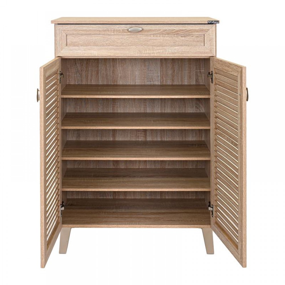 ΠΑΠΟΥΤΣΟΘΗΚΗ Fylliana FP-03 SONOMA ΜΕ 5 ΡΑΦΙΑ ΚΑΙ 1 ΣΥΡΤΑΡΙ 77,8x36,8x119,6εκ