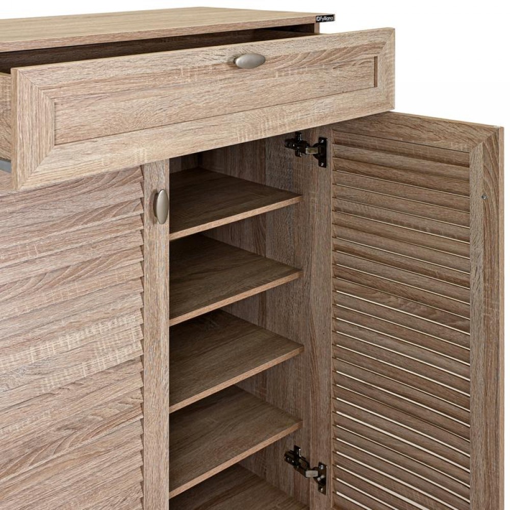 ΠΑΠΟΥΤΣΟΘΗΚΗ Fylliana FP-03 SONOMA ΜΕ 5 ΡΑΦΙΑ ΚΑΙ 1 ΣΥΡΤΑΡΙ 77,8x36,8x119,6εκ