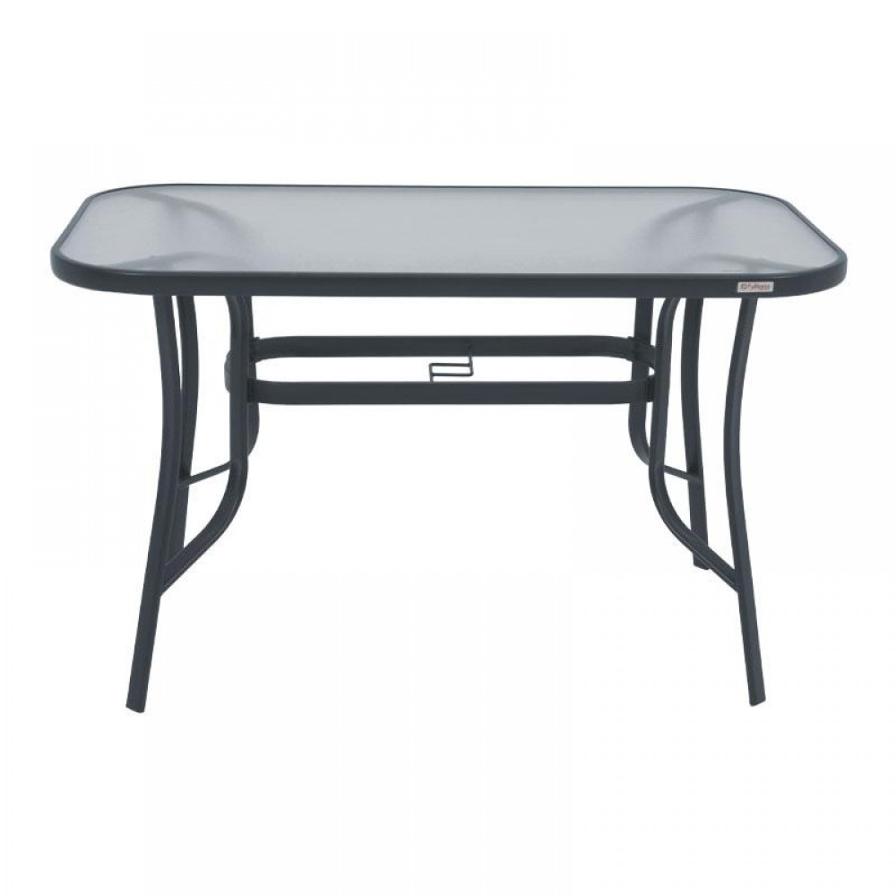 ΤΡΑΠΕΖΙ ΕΞΟΧΗΣ Fylliana STEEL ΓΚΡΙ 150x90x70εκ g.r.d