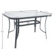 ΤΡΑΠΕΖΙ ΕΞΟΧΗΣ Fylliana STEEL ΓΚΡΙ 150x90x70εκ g.r.d
