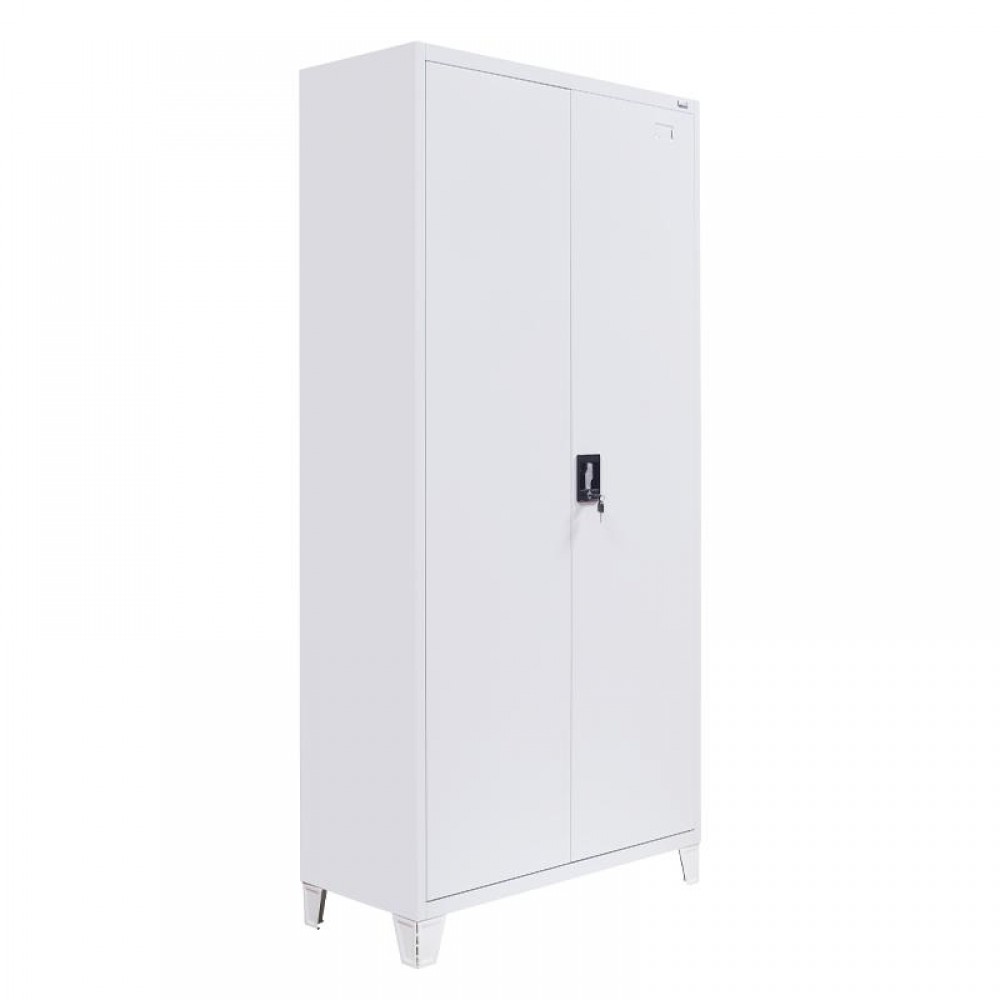 ΜΕΤΑΛΛΙΚΗ ΝΤΟΥΛΑΠΑ Fylliana Everet ΛΕΥΚΟ ΧΡΩΜΑ 90x40x190εκ