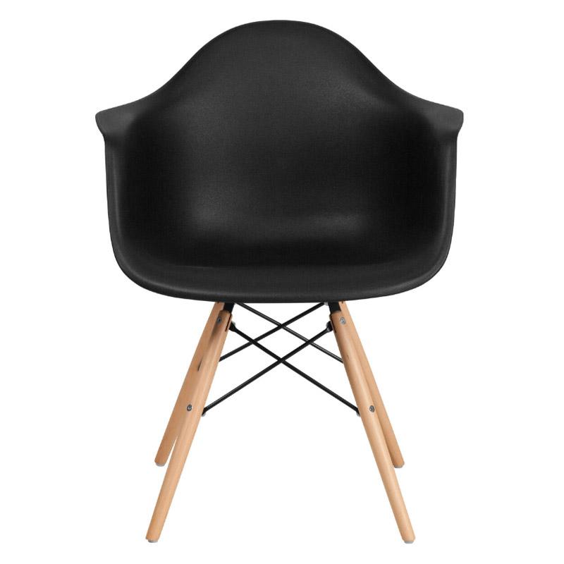ΚΑΡΕΚΛΑ Fylliana Casual ΜΑΥΡΟ ΚΑΘΙΣΜΑ ΜΕ ΦΥΣΙΚΑ ΠΟΔΙΑ 65x64x79εκ