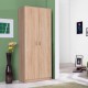 ΝΤΟΥΛΑΠΑ HANA 2Κ SONOMA 80x52x205εκ