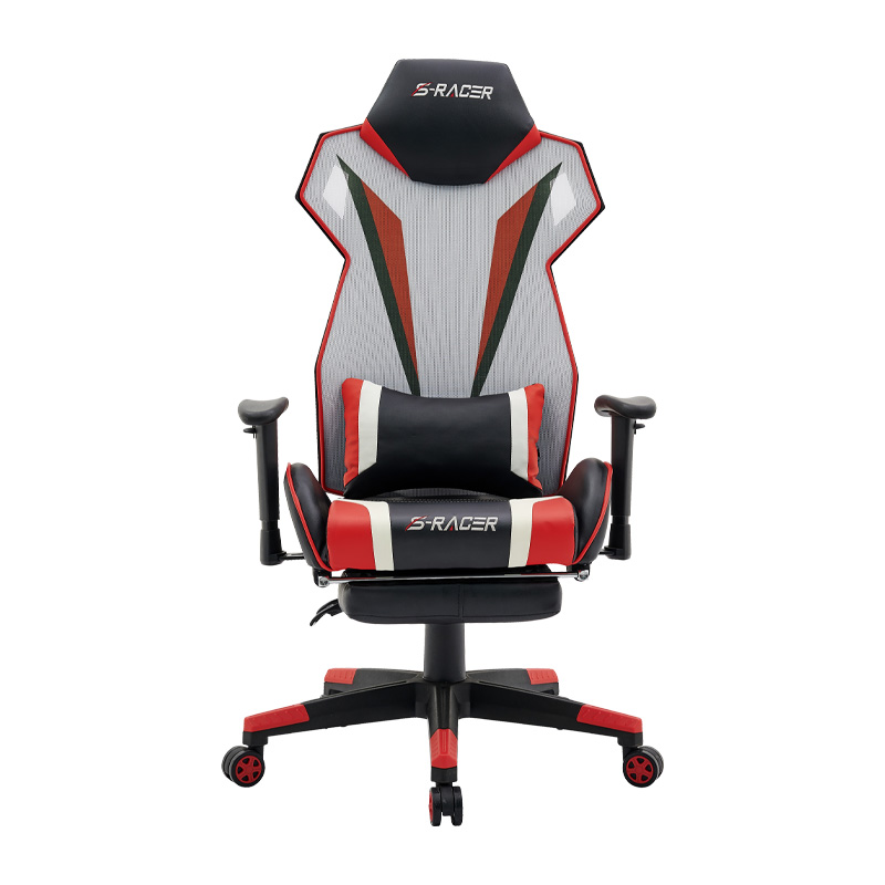 ΚΑΡΕΚΛΑ GAMING Fylliana D-01 ΤΕΧΝΟΔΕΡΜΑ ΜΑΥΡΗ-ΚΟΚΚΙΝΗ 53x47x127εκ