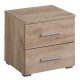 ΚΟΜΟΔΙΝΟ Uni NO2F Grey Oak 44,5x33,5x43εκ