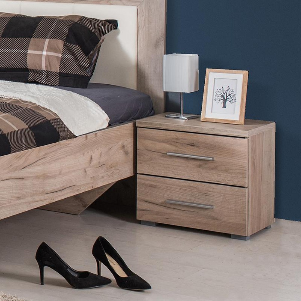 ΚΟΜΟΔΙΝΟ Uni NO2F Grey Oak 44,5x33,5x43εκ