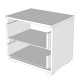 ΚΟΜΟΔΙΝΟ Uni NO2F Grey Oak 44,5x33,5x43εκ