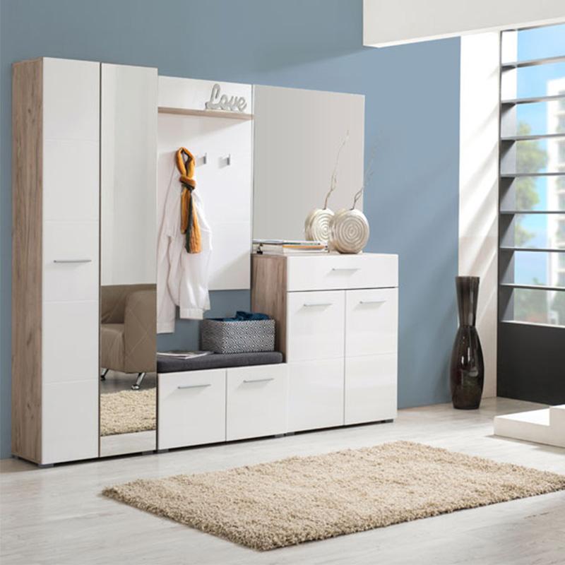ΕΠΙΠΛΟ ΧΩΛ Beny ΚΟΜ 760 GREY OAK-ΛΕΥΚΗ ΛΑΚΑ 79x35x45εκ
