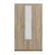 ΝΤΟΥΛΑΠΑ Hana 3Κ2FO GREY OAK 120x52x205εκ