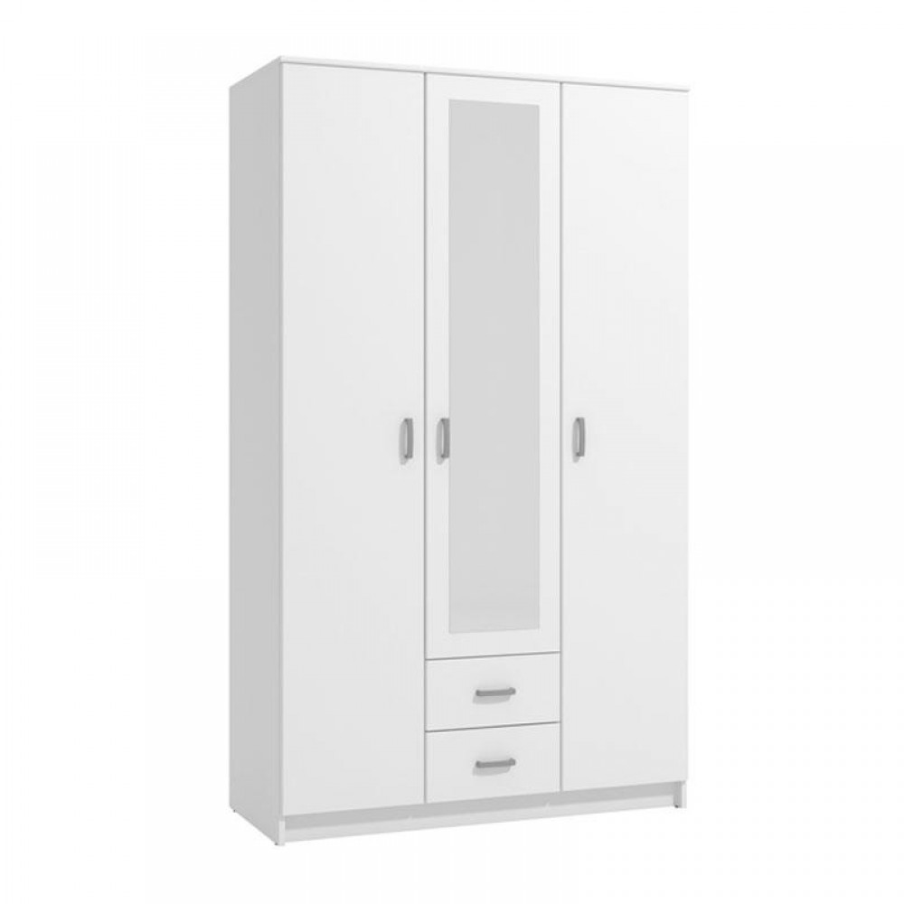 ΝΤΟΥΛΑΠΑ HANA 3K2FO ΛΕΥΚΗ 120x52x205εκ