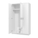 ΝΤΟΥΛΑΠΑ HANA 3K2FO ΛΕΥΚΗ 120x52x205εκ