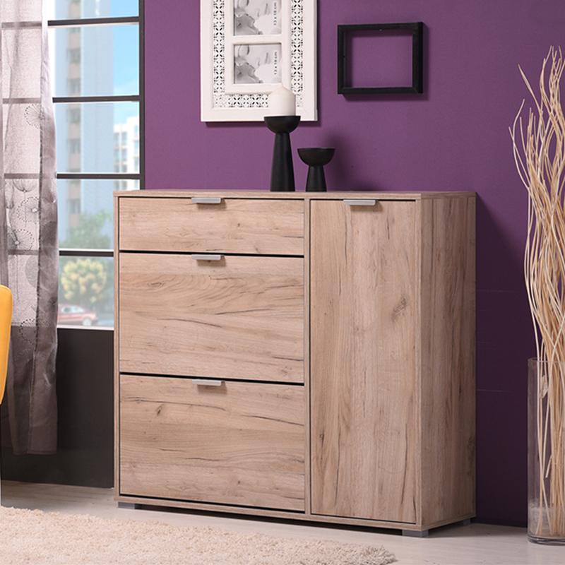 ΠΑΠΟΥΤΣΟΘΗΚΗ Arco 2 GREY OAK 102x33x94,5εκ