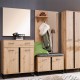 ΚΟΜΟΤΑ-ΜΠΟΥΦΕΣ SARDINIA 2K1F ARTISAN OAK / ΜΑΥΡΟ 84,5x35x103,5εκ