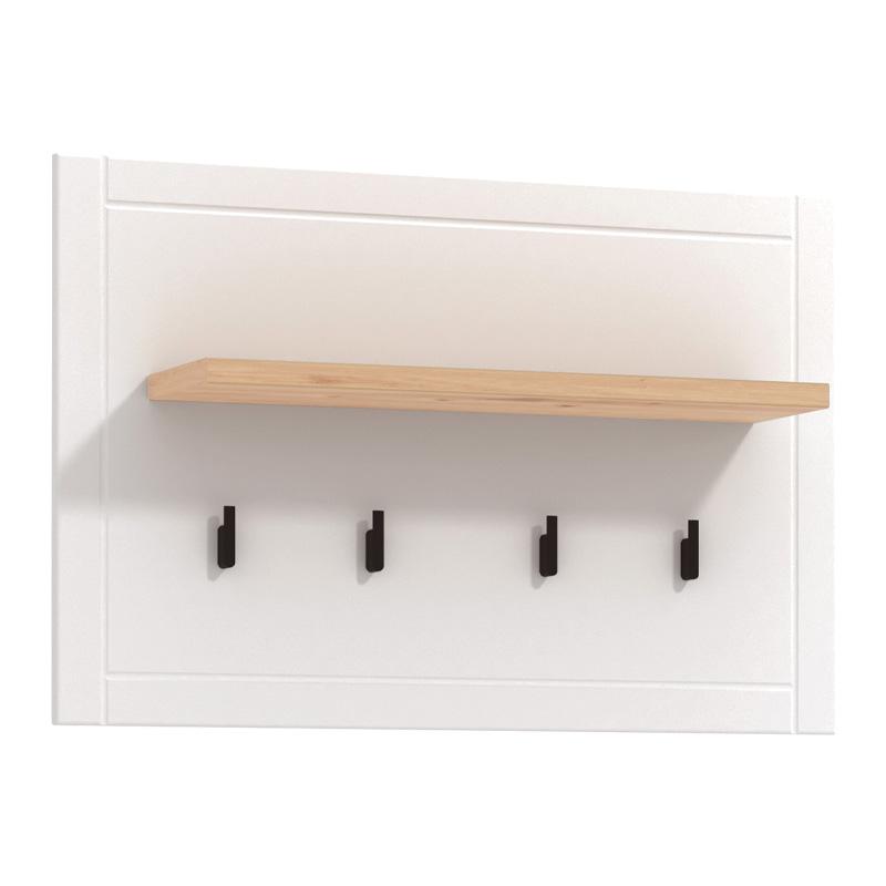 ΕΠΙΠΛΟ ΕΙΣΟΔΟΥ VALENCIA CIV ARTISAN OAΚ-ΛΕΥΚΟ ΜΑΤ 86,5x19,5x57εκ