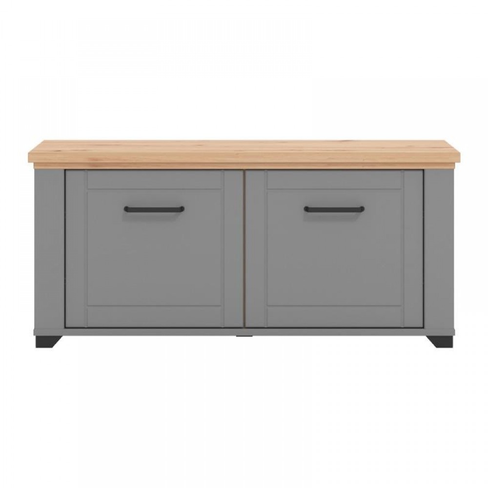 ΕΠΙΠΛΟ ΕΙΣΟΔΟΥ VALENCIA ΚΟΜ ΓΚΡΙ ΓΡΑΦΙΤΗΣ-ARTISAN OAΚ-ΓΚΡΙ ΜΑΤ 103,5x41x47,5εκ