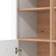 ΒΙΤΡΙΝΑ VALENCIA POP 2K ΛΕΥΚΟ-ARTISAN OAΚ-ΛΕΥΚΟ ΜΑΤ ΧΡΩΜΑ 103.5x41x143εκ