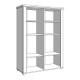 ΒΙΤΡΙΝΑ VALENCIA POP 2K ΛΕΥΚΟ-ARTISAN OAΚ-ΛΕΥΚΟ ΜΑΤ ΧΡΩΜΑ 103.5x41x143εκ