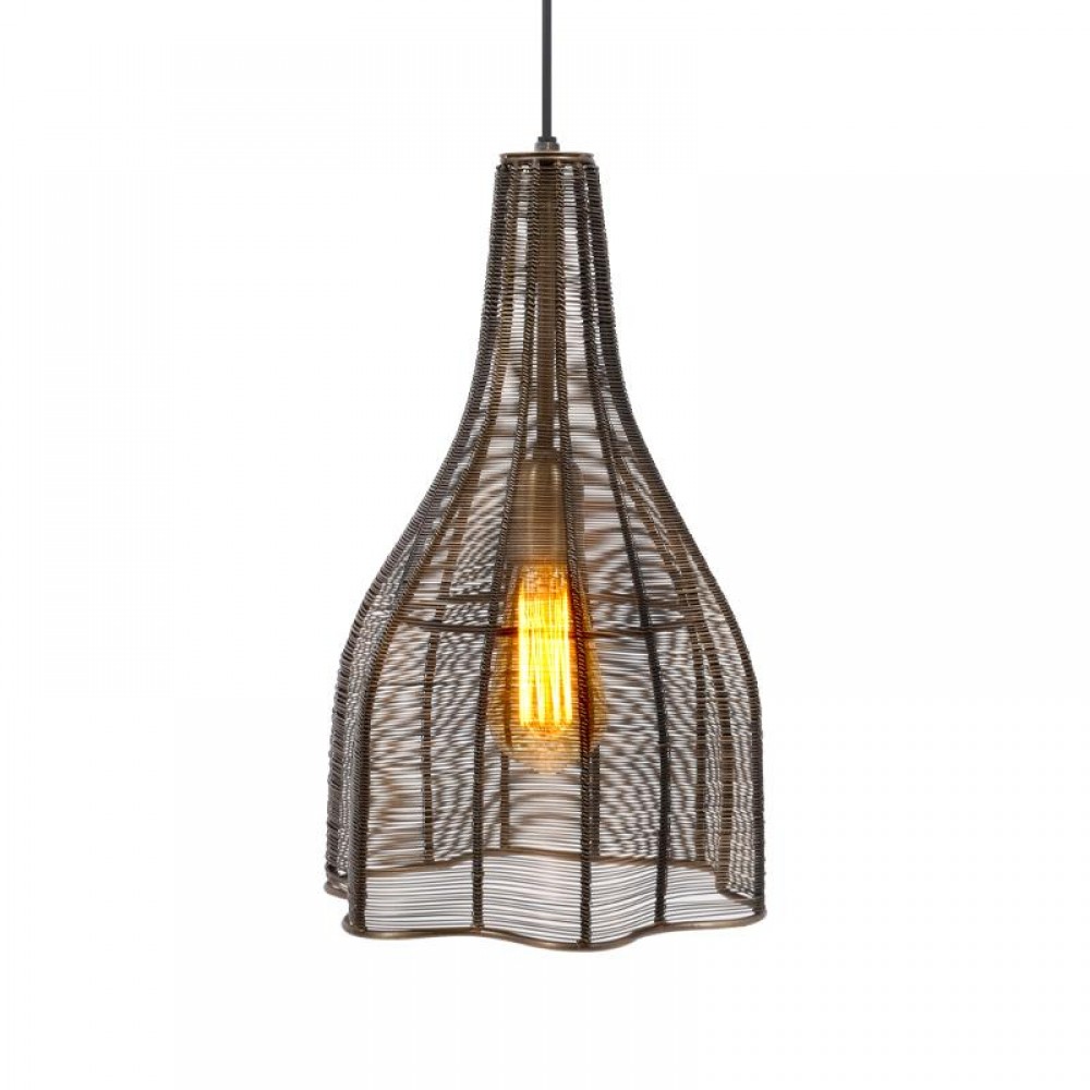 ΜΟΝΟΦΩΤΟ ΜΕΤΑΛΛΙΚΟ Fylliana Cage COPPER ΧΡΩΜΑ 25x45εκ sls