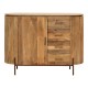 ΚΟΜΟΤΑ-ΣΥΡΤΑΡΙΕΡΑ Fylliana Bhopal GOLDEN BROWN ΧΡΩΜΑ 120x40x90εκ