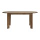 ΤΡΑΠΕΖΙ ΤΡΑΠΕΖΑΡΙΑΣ Fylliana Bhopal GOLDEN BROWN ΧΡΩΜΑ 180x90x76εκ