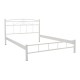 ΚΡΕΒΑΤΙ ΣΙΔΕΡΕΝΙΟ Fylliana Calliope ΛΕΥΚΟ ΧΡΩΜΑ 160x210x99εκ (150x200εκ)