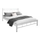 ΚΡΕΒΑΤΙ ΣΙΔΕΡΕΝΙΟ Fylliana Valery ΛΕΥΚΟ ΧΡΩΜΑ 160x210x99εκ (150x200εκ)