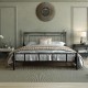 ΚΡΕΒΑΤΙ ΣΙΔΕΡΕΝΙΟ Fylliana Valery ΚΑΦΕ ΧΡΩΜΑ 150x210x99εκ (140x200εκ)