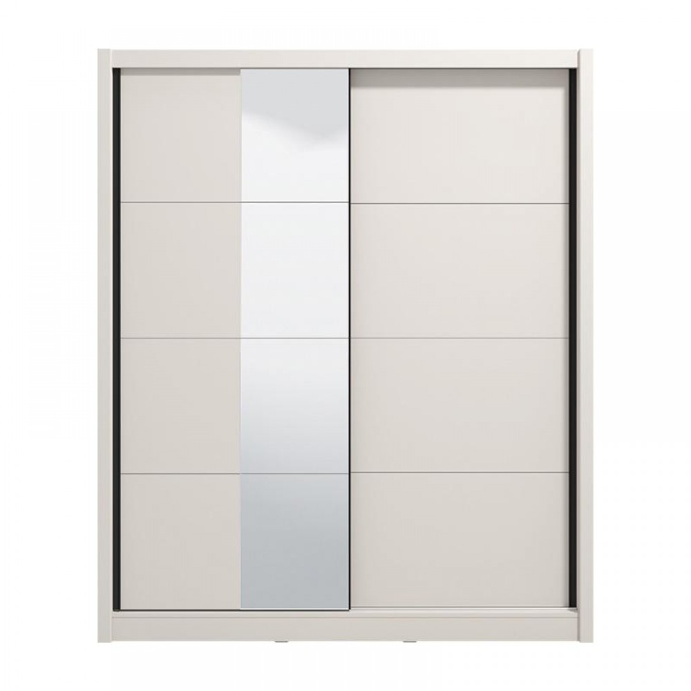 ΝΤΟΥΛΑΠΑ ΜΕ ΚΑΘΡΕΦΤΗ ALBI 180 CASHMERE ΧΡΩΜΑ 180x60x216εκ