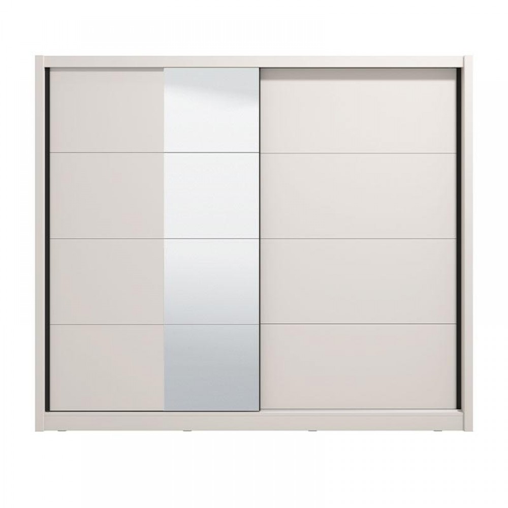 ΝΤΟΥΛΑΠΑ ΜΕ ΚΑΘΡΕΦΤΗ ALBI 245 CASHMERE ΧΡΩΜΑ 245x60x216εκ