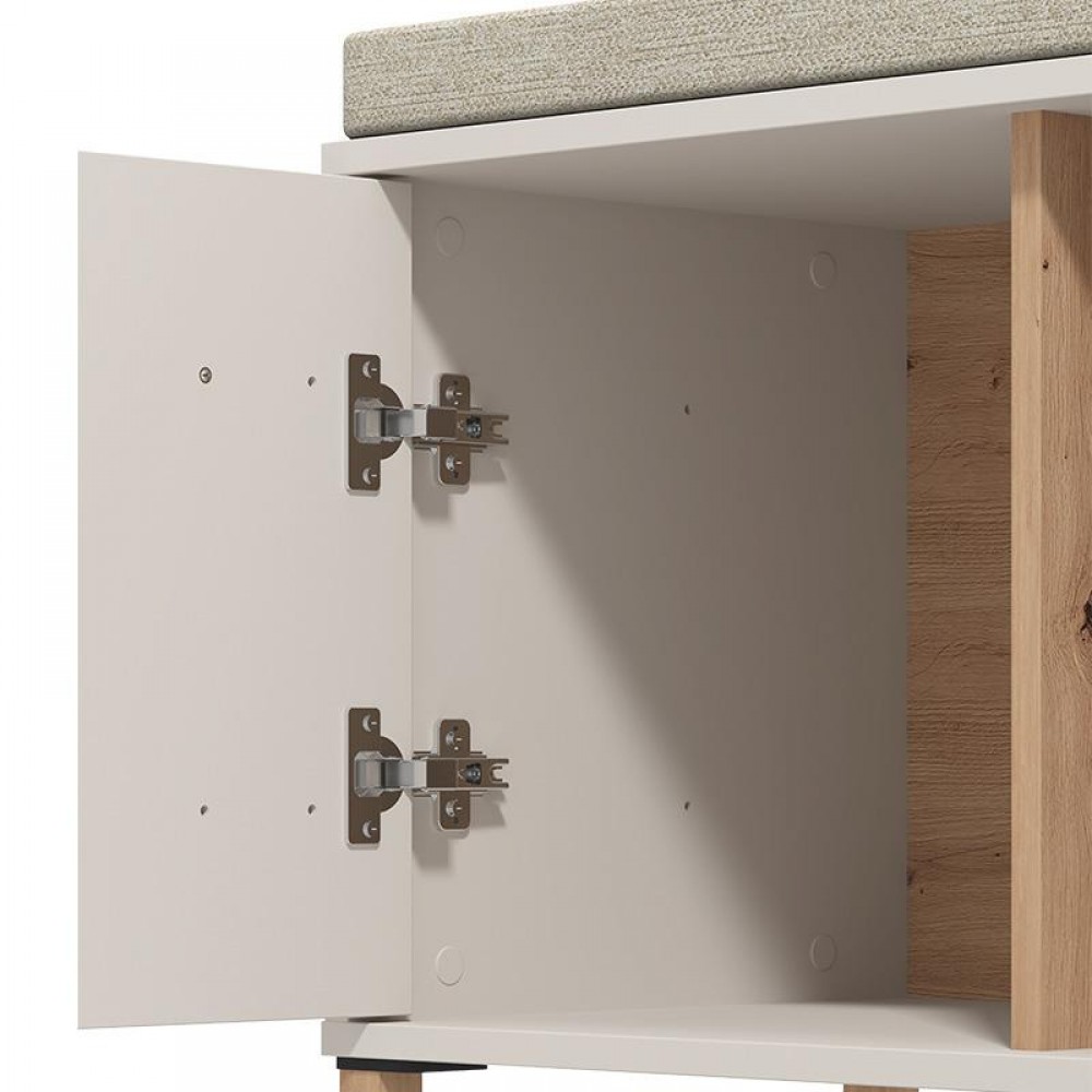 ΕΠΙΠΛΟ ΧΩΛ BELFORT KOM CASHMERE ΜΕ ΜΠΕΖ ΜΑΞΙΛΑΡΙ 80x40x57εκ