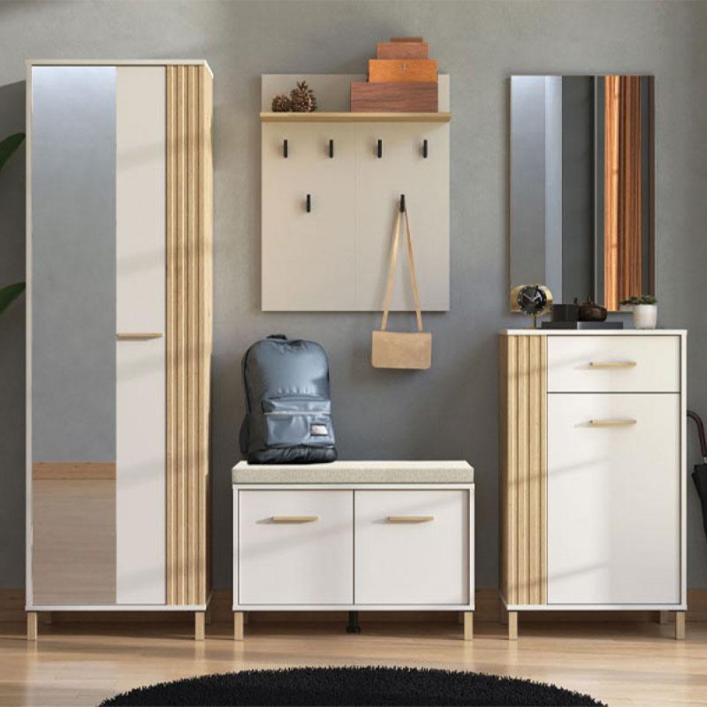 ΕΠΙΠΛΟ ΧΩΛ BELFORT 1K1F ARTISAN OAK-CASHMERE 60x40x103εκ fxtr