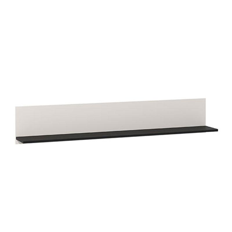 ΡΑΦΙ ΤΟΙΧΟΥ SAVOIA ZP CASHMERE-ΑΝΑΓΛΥΦΟ ΜΑΥΡΟ 137x20x24εκ d.f.l