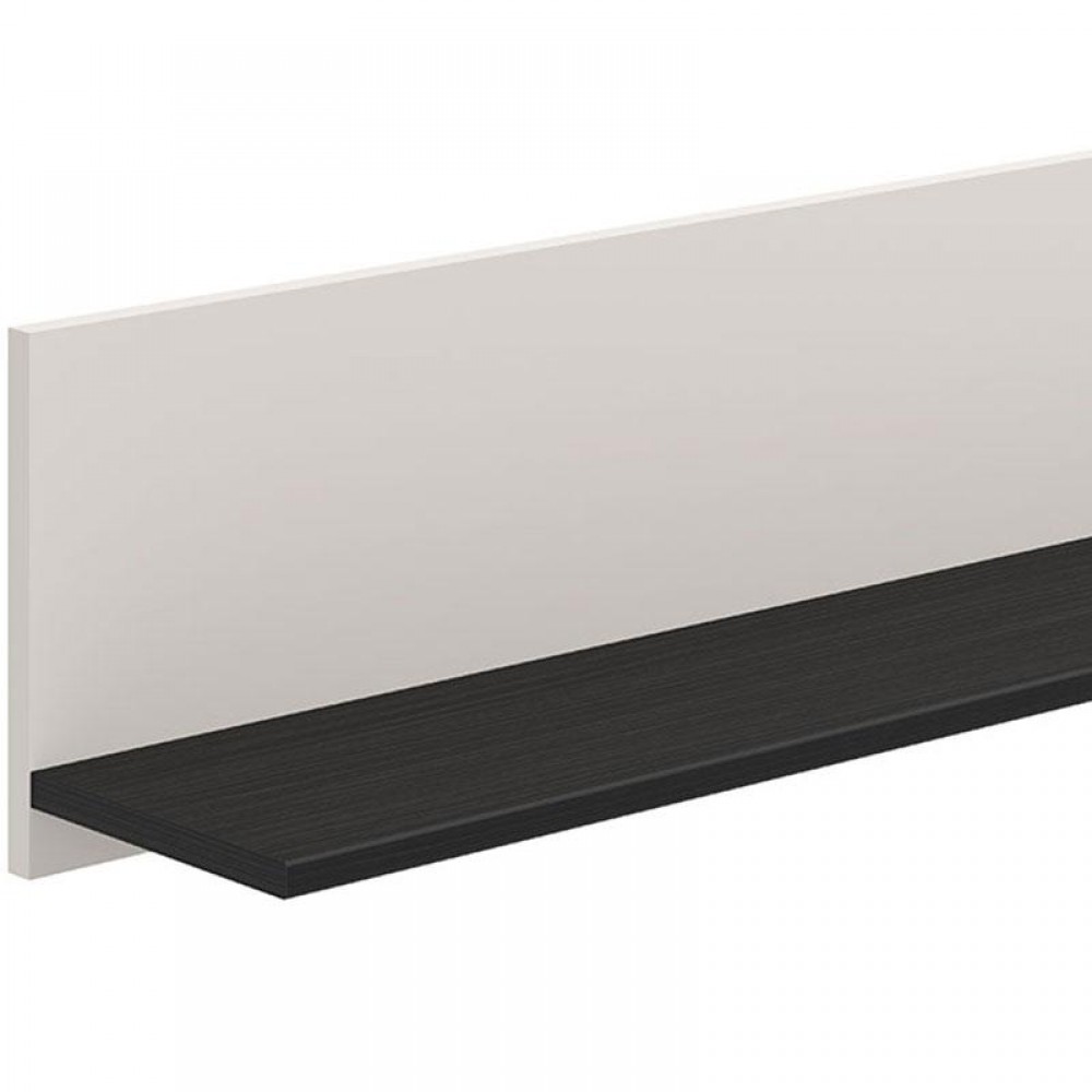 ΡΑΦΙ ΤΟΙΧΟΥ SAVOIA ZP CASHMERE-ΑΝΑΓΛΥΦΟ ΜΑΥΡΟ 137x20x24εκ d.f.l