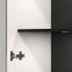 ΒΙΤΡΙΝΑ SAVOIA 2K VS1 CASHMERE-CASHMERE FOIL 90x35x118εκ d.f.l