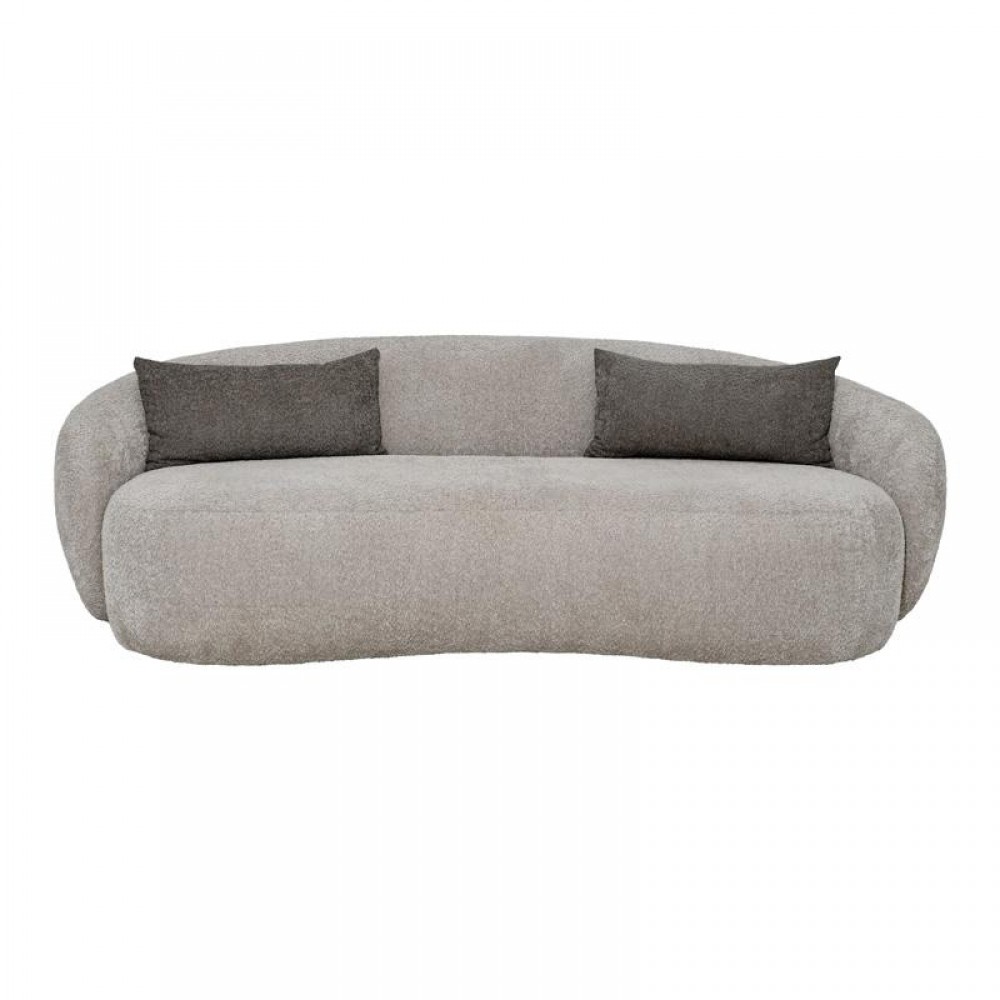 ΚΑΝΑΠΕΣ ΤΡΙΘΕΣΙΟΣ Fylliana Simone ΜΠΕΖ ΧΡΩΜΑ 225x105x74εκ