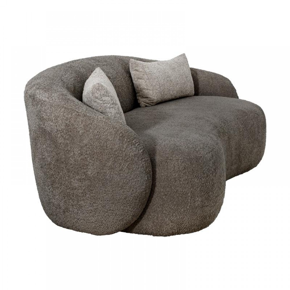 ΚΑΝΑΠΕΣ ΤΡΙΘΕΣΙΟΣ Fylliana Simone ΚΑΦΕ ΧΡΩΜΑ 225x105x74εκ