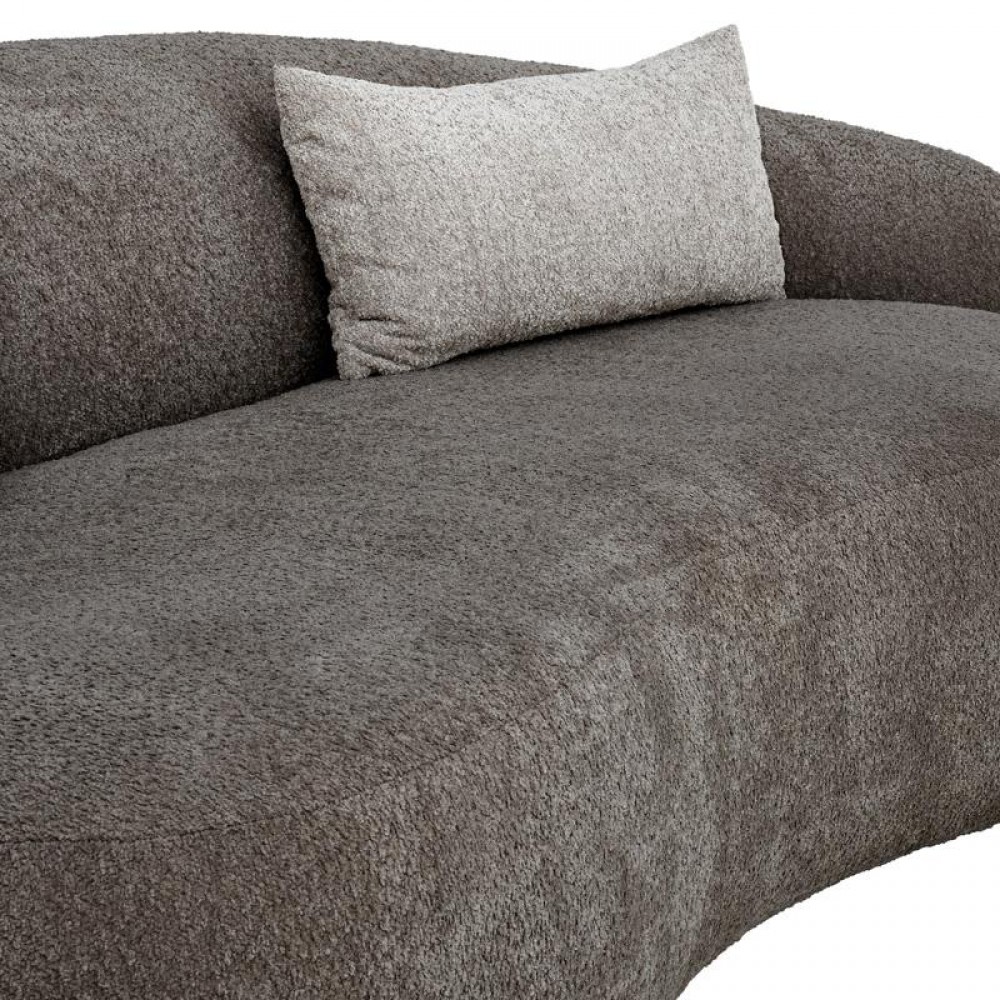 ΚΑΝΑΠΕΣ ΤΡΙΘΕΣΙΟΣ Fylliana Simone ΚΑΦΕ ΧΡΩΜΑ 225x105x74εκ