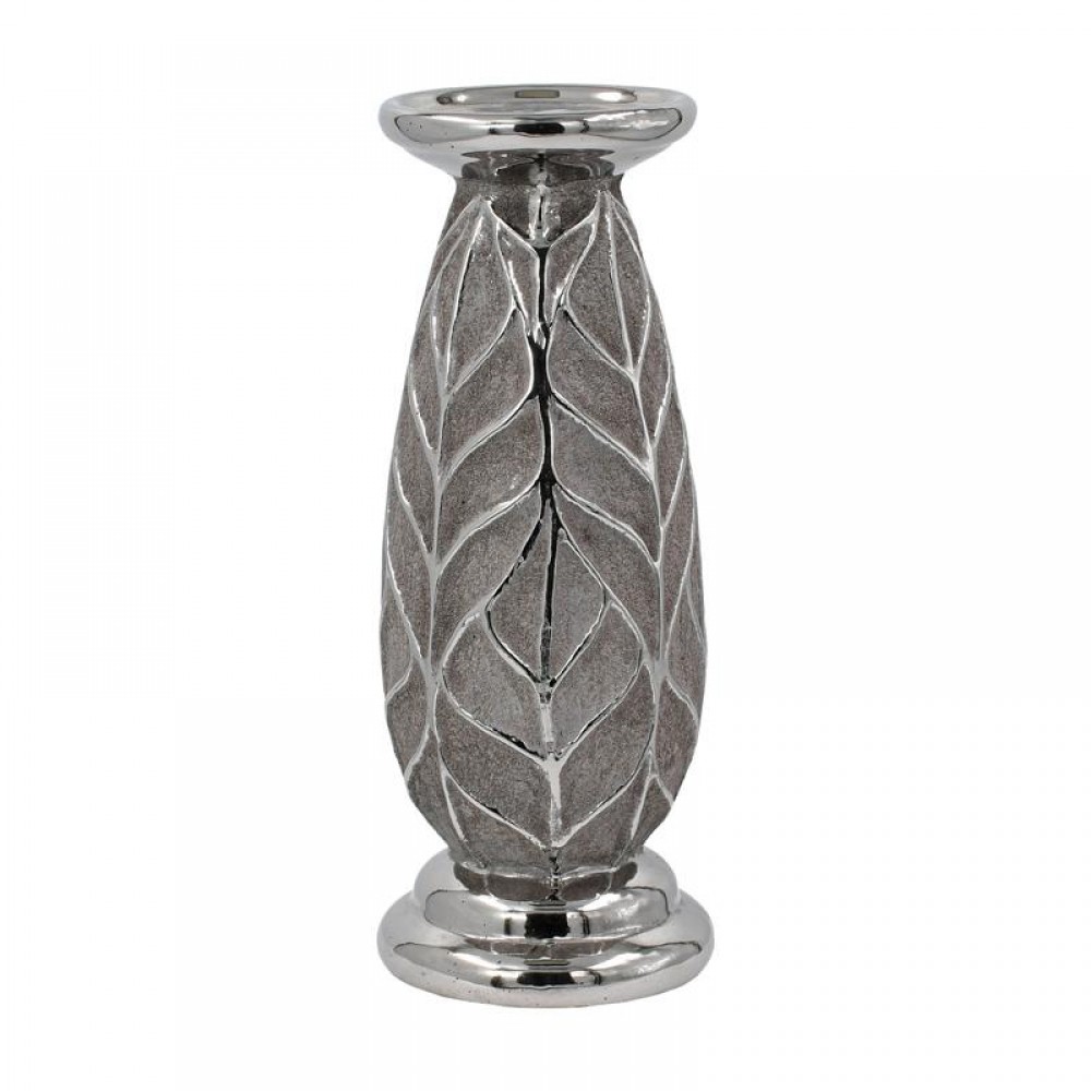 ΚΕΡΑΜΙΚΟ ΚΗΡΟΠΗΓΙΟ Fylliana FL126043 ΑΣΗΜΙ-ΚΑΦΕ 10x26εκ
