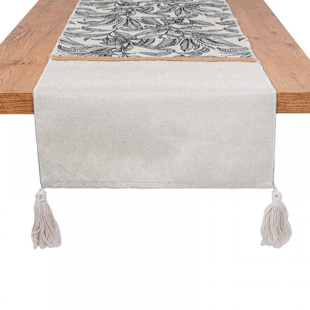 ΤΡΑΒΕΡΣΑ Fylliana Opulent ΛΕΥΚΟ-ΜΑΥΡΟ ΧΡΩΜΑ 33x150εκ