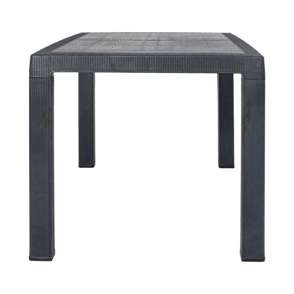 ΤΡΑΠΕΖΙ ΕΞΟΧΗΣ Fylliana Baltic ΑΝΘΡΑΚΙ ΧΡΩΜΑ 120x70x75εκ